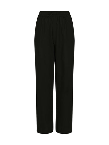 SONAR LINEN PANTS - Black