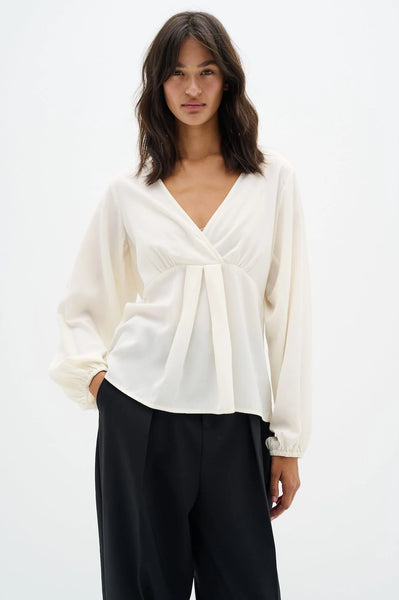 MUXIEIW BLOUSE - Whisper White