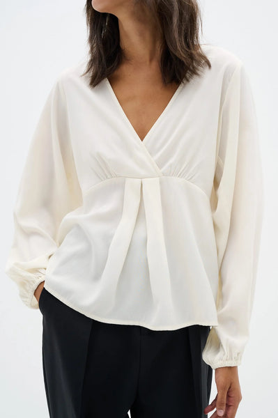 MUXIEIW BLOUSE - Whisper White