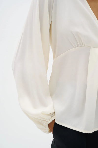 MUXIEIW BLOUSE - Whisper White