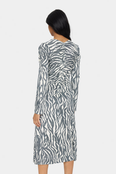 GhitaSZ Dress - Black Zebra Graphic