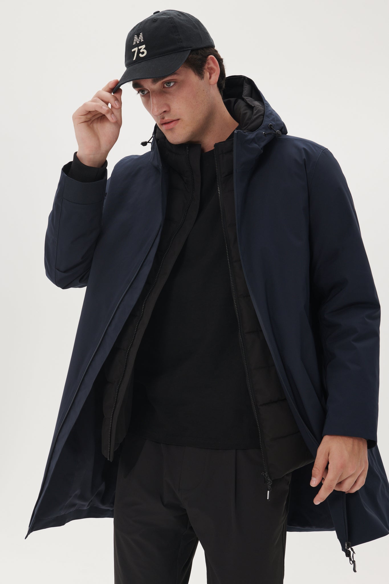 MArange Coat - Dark Navy