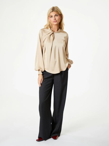 Fairy Drapy Satin Blouse